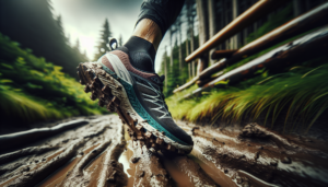 Chaussure trail accroche terrain gras 🐾