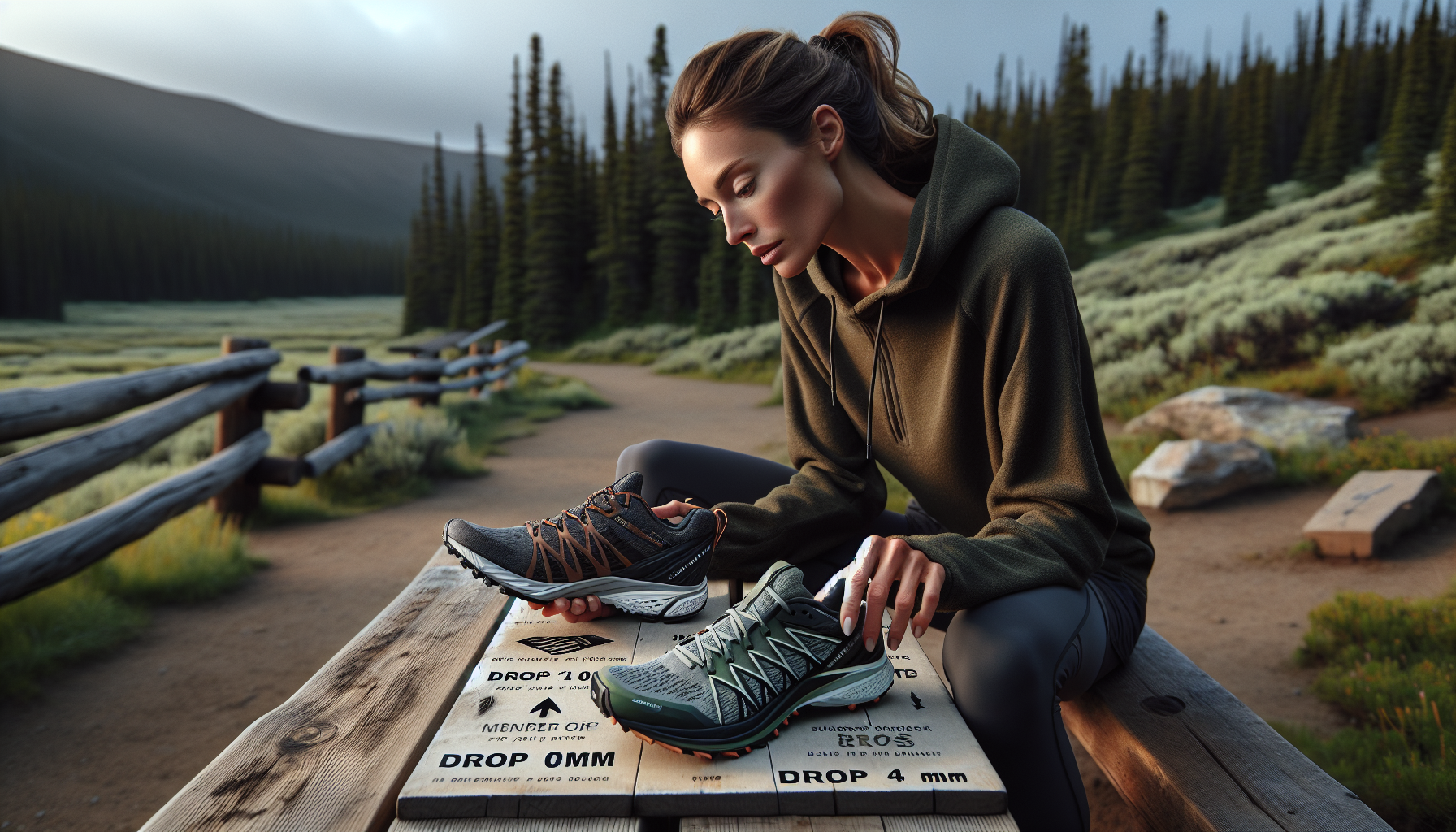 Différence entre drop 0 et drop 4 trail 🏃‍♂️