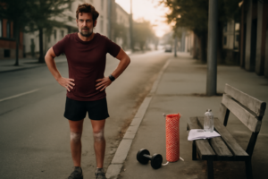 Courir pour perdre du poids : personne courant en plein air au lever du soleil pour brûler des calories