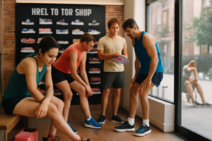 Chaussure de running avec drop modéré – équilibre entre amorti et propulsion pour routes et trails