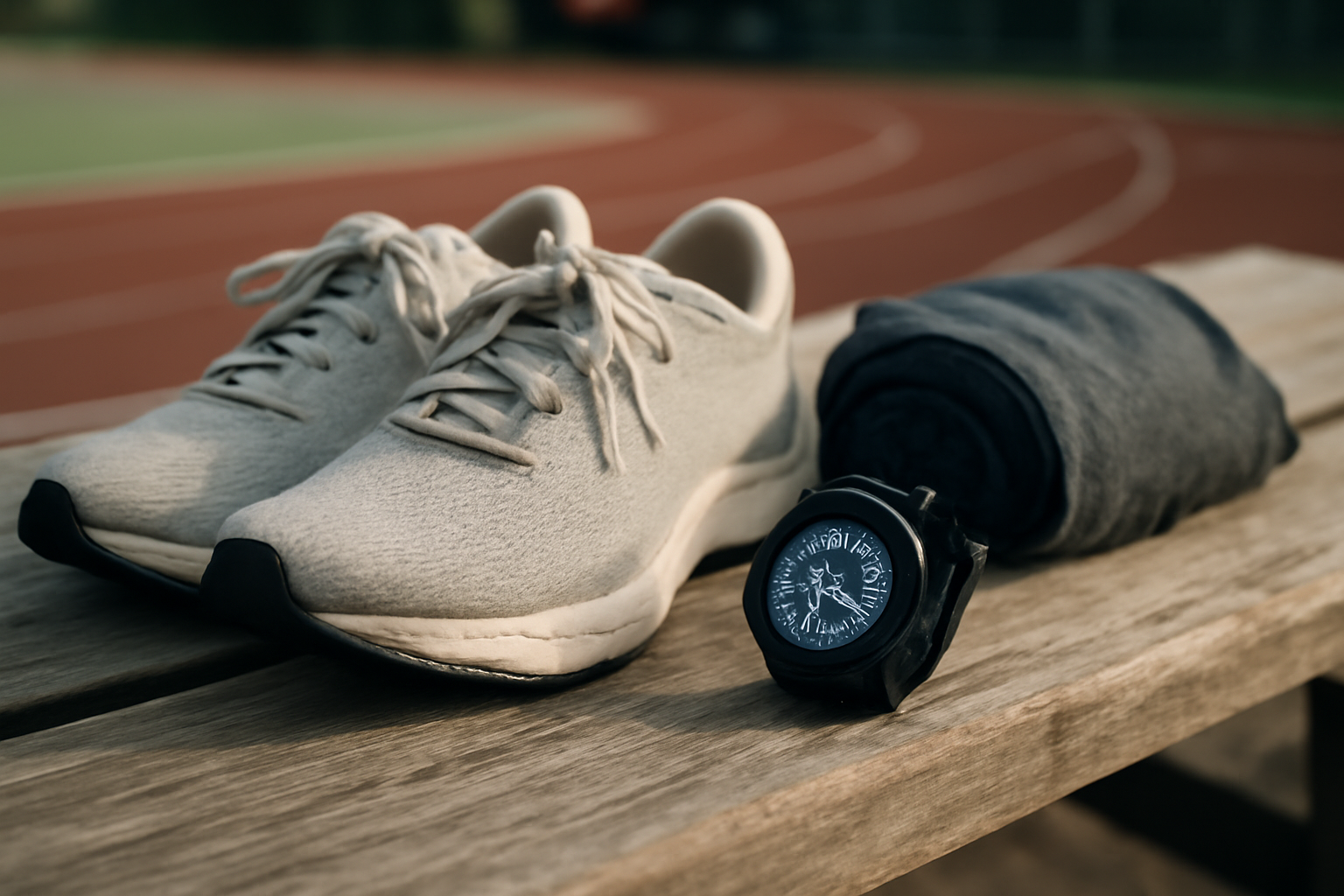 Accessoires running — ceinture d'hydratation, lunettes sport et écouteurs pour course à pied