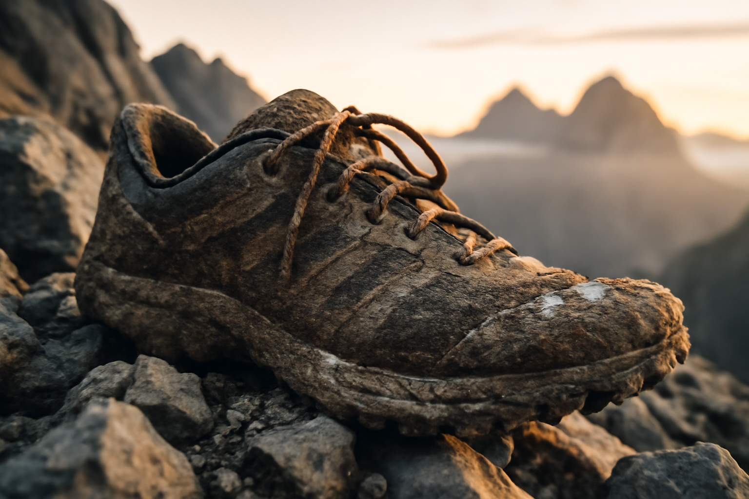 Peloton d'ultra-trail à l'aube sur sentier technique et dénivelé extrême du trail le plus dur du monde